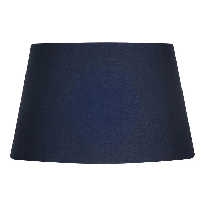 Oaks Lighting 16" Cotton Drum Navy Lamp Shade