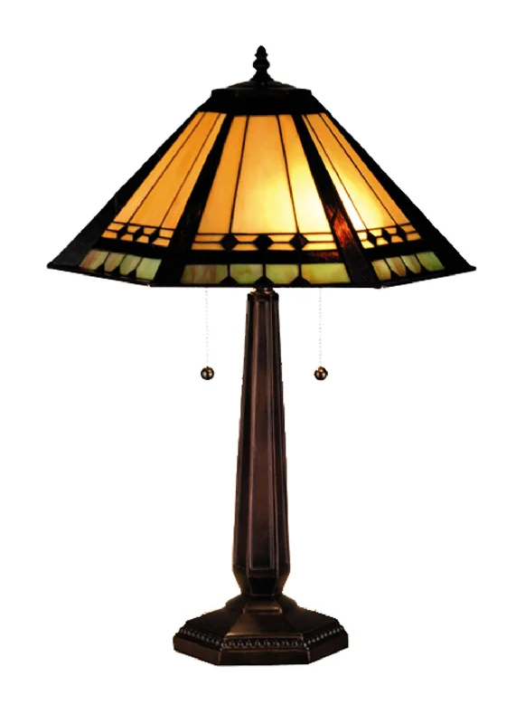 Two Light Table Lamp