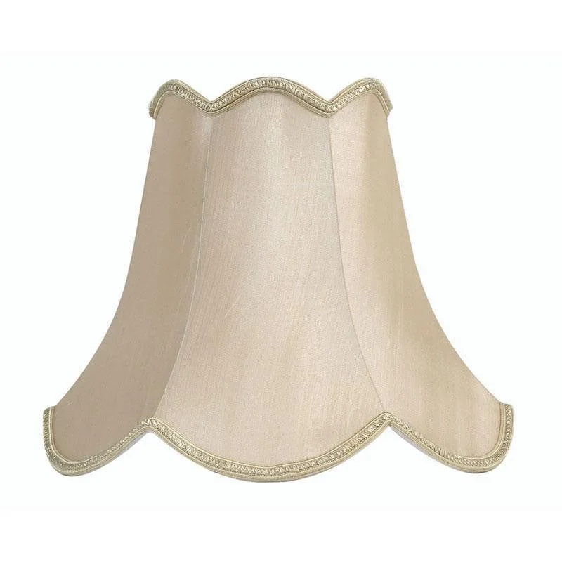 Oaks Lighting 16" Scalloped Sand Lamp Shade