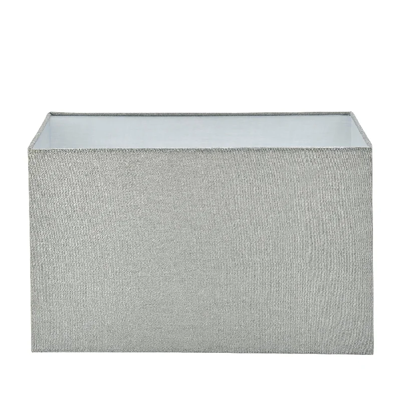 Endon Rectangular 1 Light Lamp Shade Cool Grey 16 inch