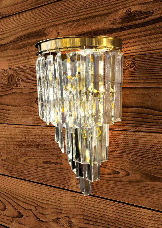 Luxury Crystal Wall lamp Modern Gold LED Wall Sconces