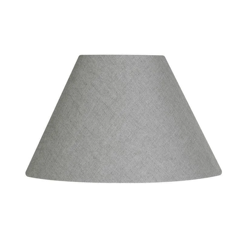 Oaks Lighting 20" Linen Coolies Earl Grey Lamp Shade