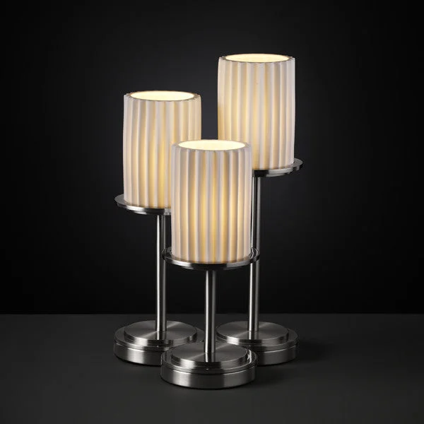 Three Light Table Lamp