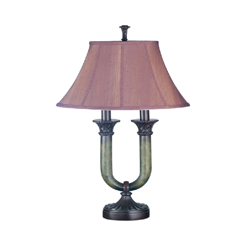 29"H Cypress Fabric Table Lamp