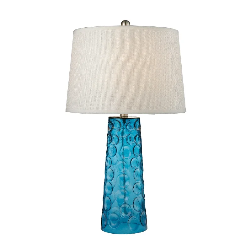 Hammered Glass Table Lamp