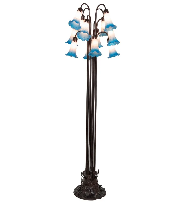 Pink/Blue 12 Light Floor Lamp