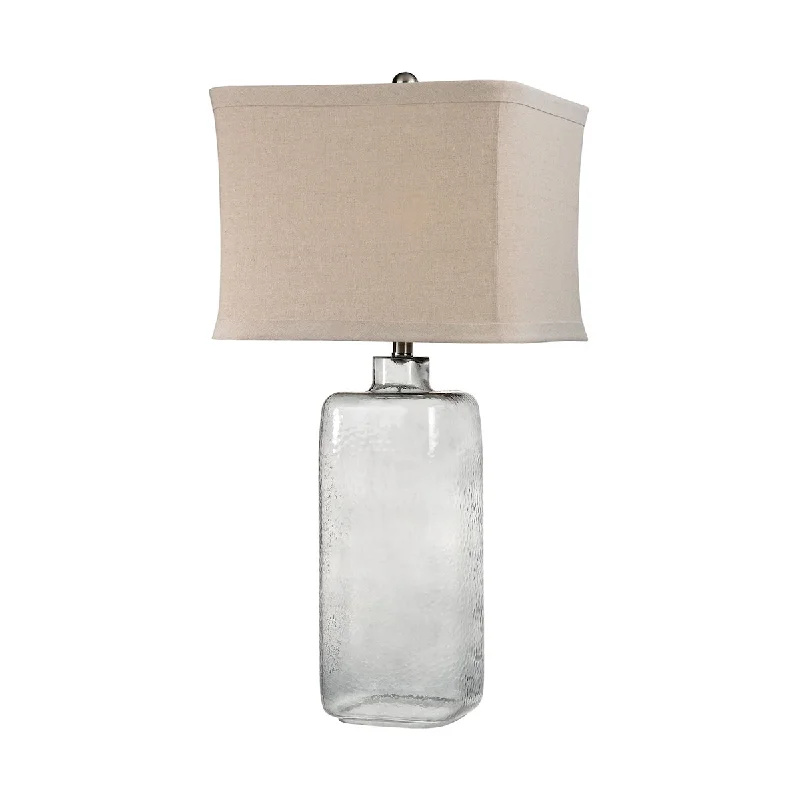 Hammered Glass Table Lamp