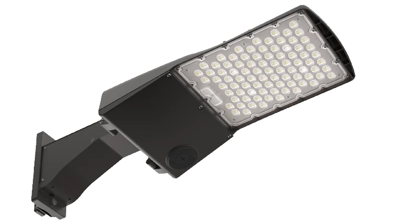 LED Premium Area/Parking Lot Light, 20,400 Lumen Max, Wattage and CCT Selectable, Includes T3, T4, T5 Optics, 120-277V