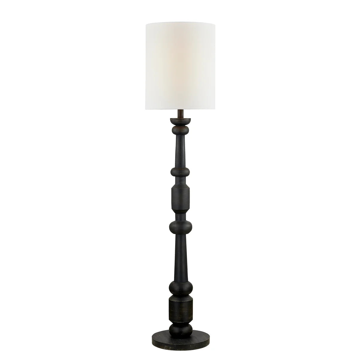 Forty West Designs 710286 Henderson Black Floor Lamp