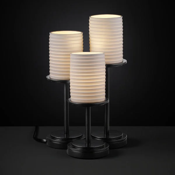 Three Light Table Lamp