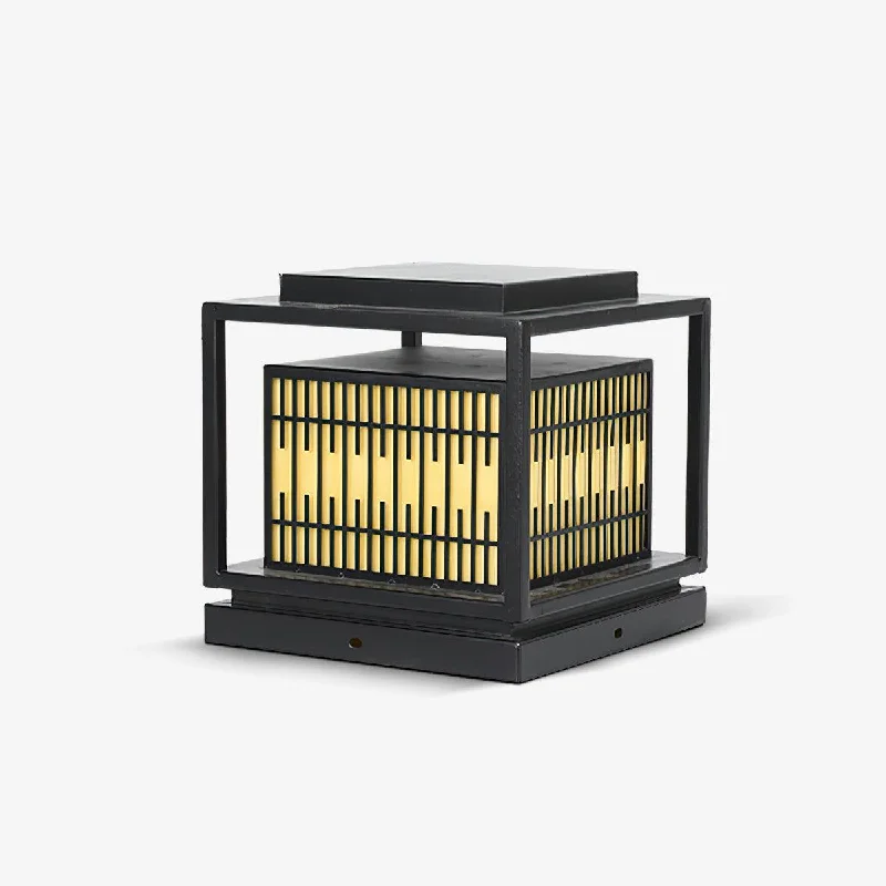 Window Grille Outdoor Post Light