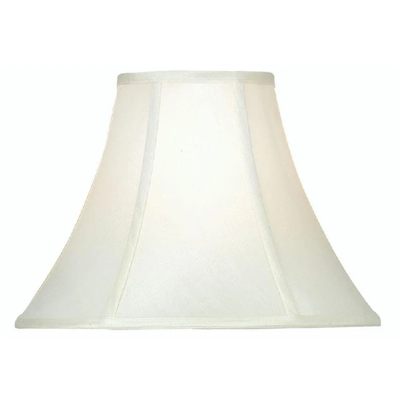 Oaks Lighting 16" Empire Cream Faux Silk Lamp Shade