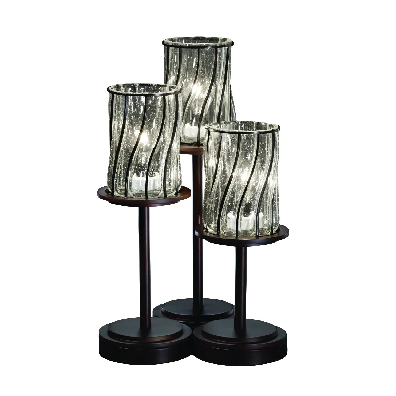 Three Light Table Lamp